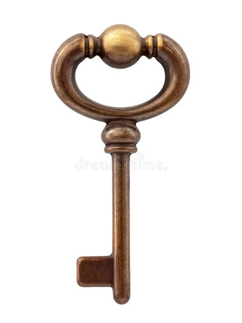 isolated skeleton key stock image image  path objects