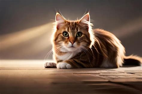 premium photo  cat   light