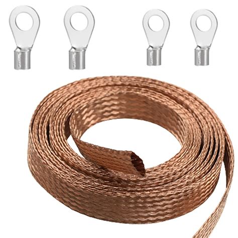 braided copper ground wire copper ground braid diameter   mm