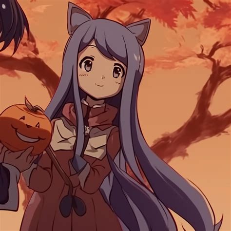 Autumn harvest pair anime - thanksgiving matching pfp halloween theme ...