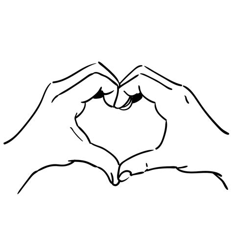 hand heart vector - Download Free Vectors, Clipart Graphics & Vector Art