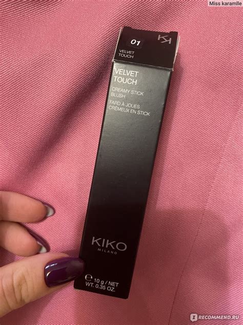 Кремовые румяна в стике KIKO Velvet touch creamy stick blush - «Я в ...
