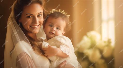 Retrato mujer bonita sosteniendo a un bebé recién nacido mamá cariñosa
