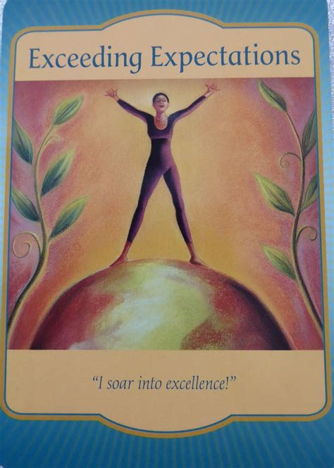 exceeding expectations