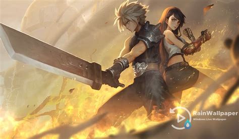 Cloud and Tifa-Final Fantasy VII Remake by Jimking on DeviantArt