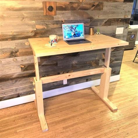 25 Homemade DIY Standing Desk Plans To Build Your Own - Blitsy