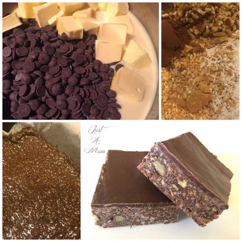 No Bake Chocolate Slice - Just a Mum's Kitchen