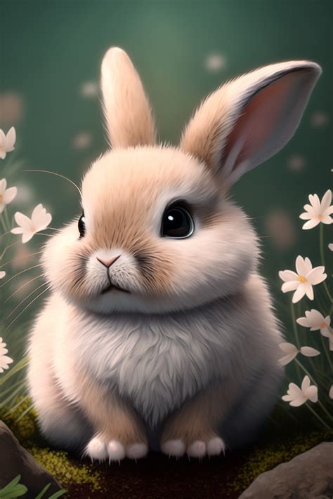 ai rabbit images pixabay