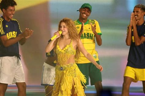 shakira unveils official  world cup song dai dai  burna boy aol