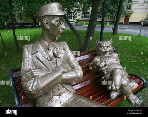 A monument to the characters of Mikhail Bulgakov s novel Master and ...