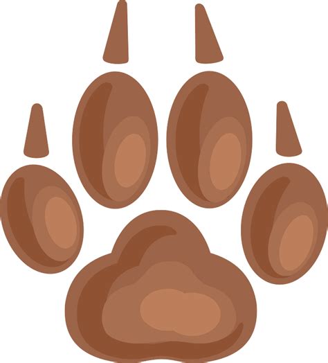paw print  vector clipart images  creazillacom
