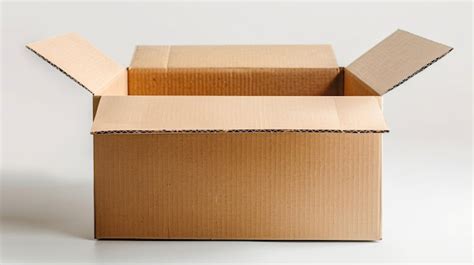 open cardboard box ready    packing items premium ai