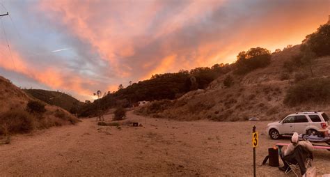Arroyo Seco Campground in Los Padres National Forest, California