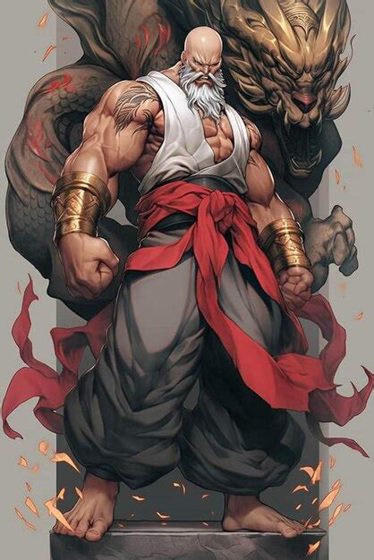 Premium AI Image | A photo of The warrior monk