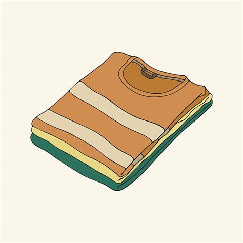 10,100+ Folded Clothes Stock Illustrations, Royalty-Free Vector ...