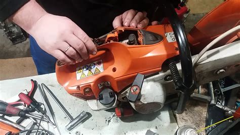 STIHL TS500i Обзор и ремонт мотореза бензорез штиль инжектор.4 часть ...
