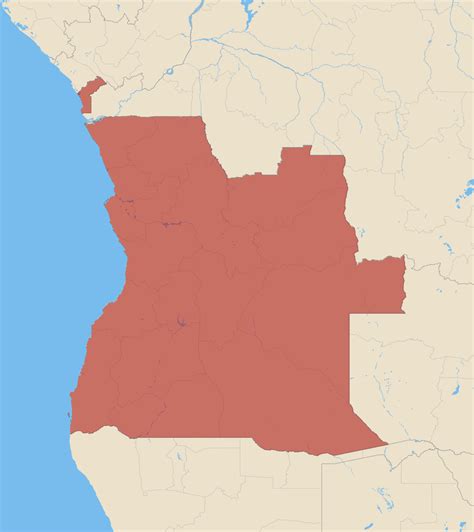 Angola: Mapas, población y estadísticas