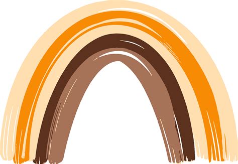 boho rainbow clipart  png