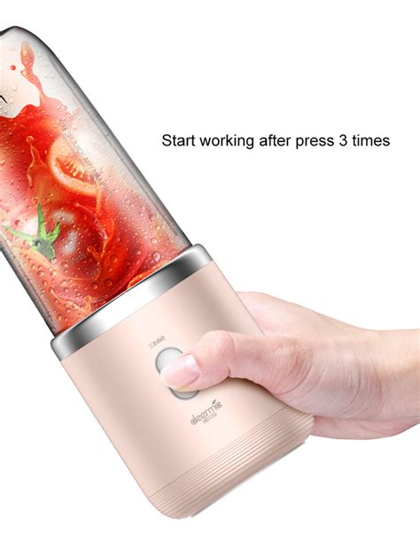 Xiaomi Deerma Juicer: портативный блендер, чтобы делать смузи в дороге ...