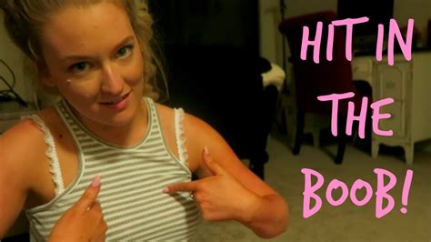 HIT IN THE BOOB! | Lindsey's Life - YouTube
