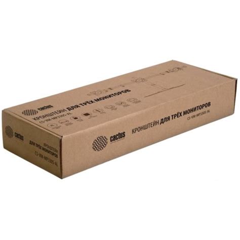 Кронштейн на 3 монитора Cactus CS-VM-MP330S-AL купить по цене 159 руб ...