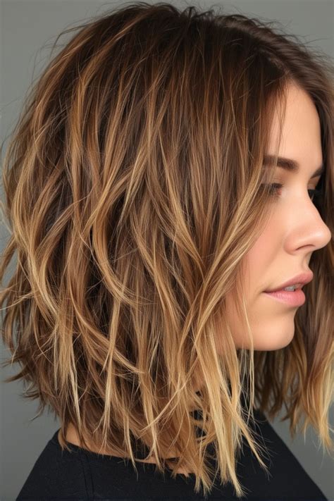 The Choppy Layered Lob A Stylish Yet Challenging Hairstyle To Master