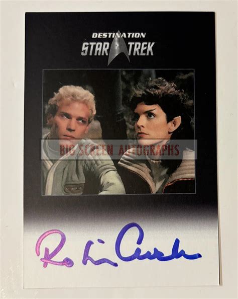 Robin Curtis Star Trek Destination | Big Screen Autographs