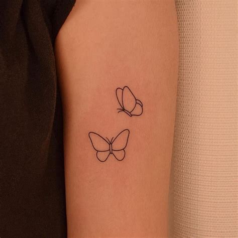 Butterfly outline tattoo ideas photos