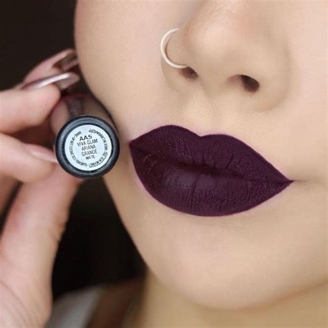 “Swatch of the Ariana Grande Viva Glam lipstick from @maccosmetics Most ...