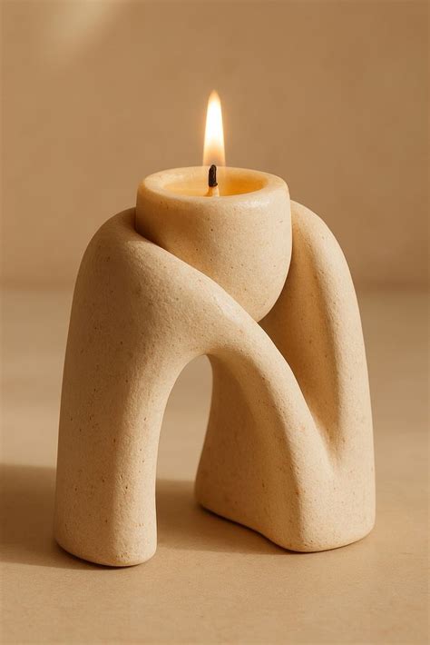 minimalist candle holder art  photo rawpixel