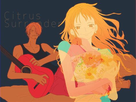 nami and sanji (one piece) drawn by sanam_1piece | Danbooru