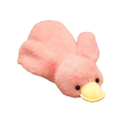 Summercome 25 inch Duck Stuffed Animal Plush Toys for Kids and Teens, Cute Pink Duck Plushies