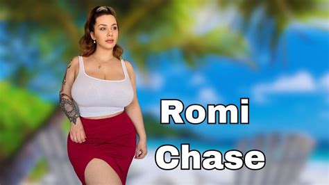 romi chase curvy model wiki bio fashion  body positivity