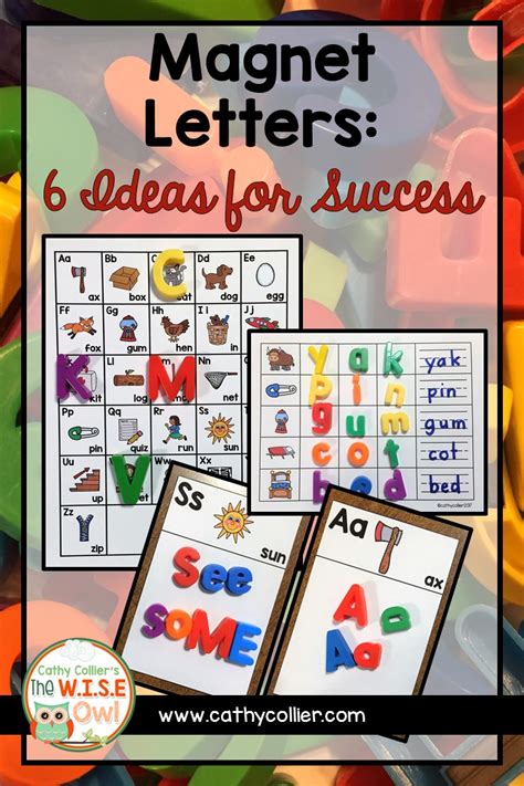 Magnet Letters: 6 Ideas for Success | The W.I.S.E. Owl