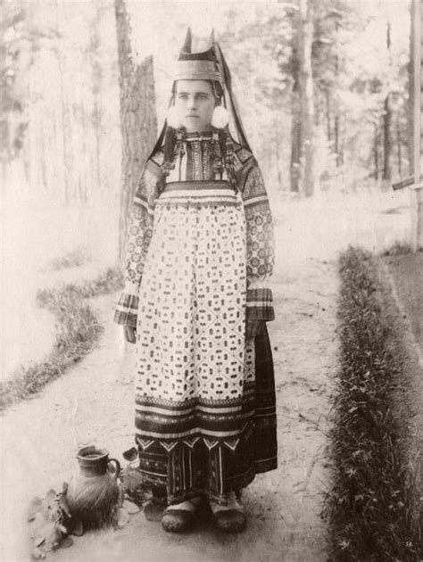 Vintage: Russian Beauties in Traditional Costumes (19th Century ...