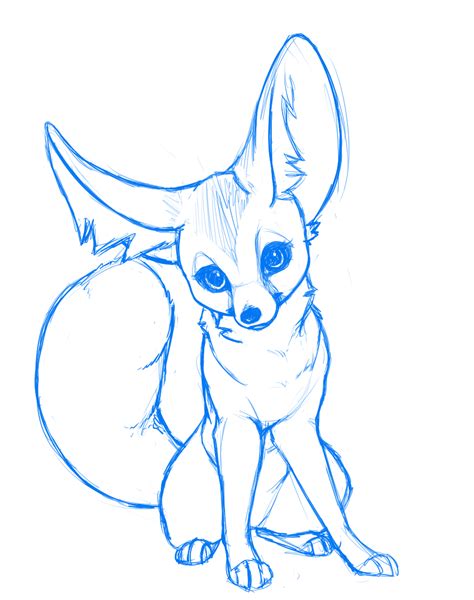 Fennec Sketch — Weasyl