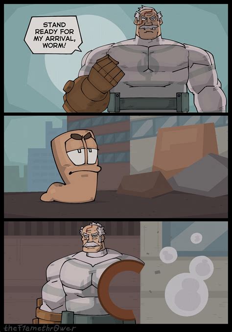 onquest from Invincible challenge the Worm™ from Worms™ (Boggie B