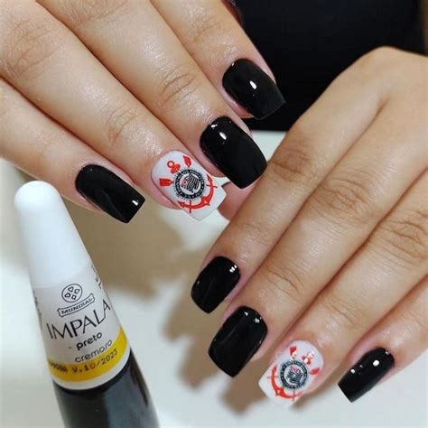 Unha Em Gel Do Corinthians