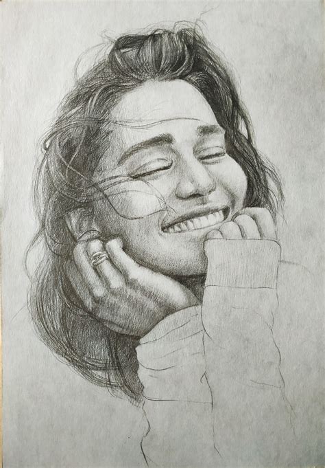 Portrait of Emilia : r/drawing
