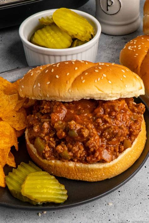 Crock Pot Sloppy Joes - Slow Cooker Meals