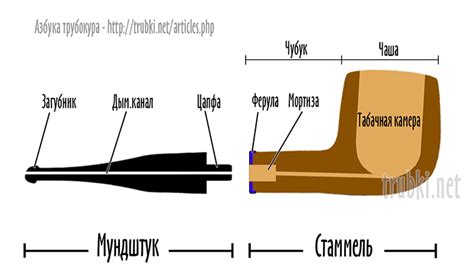 Анатомия и строение курительной трубки. Из чего состоит курительная ...
