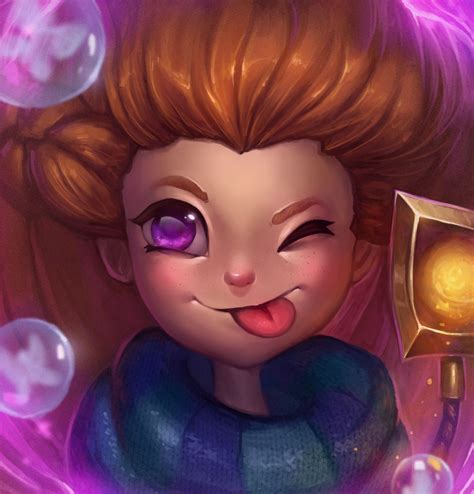 Zoe portait, Hannah Hilton | Lol champ, League of legends, Anime