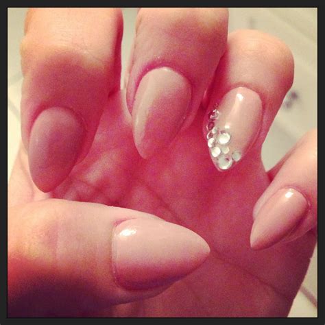 Nude stiletto nails | How to do nails, Makeup nails, Nail designs