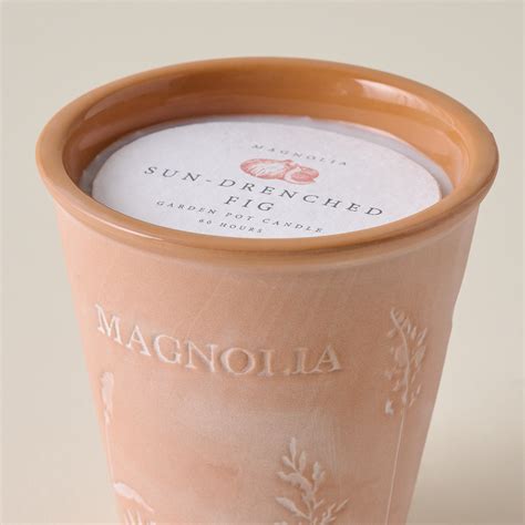 Magnolia Sun-Drenched Fig Garden Pot Candle
