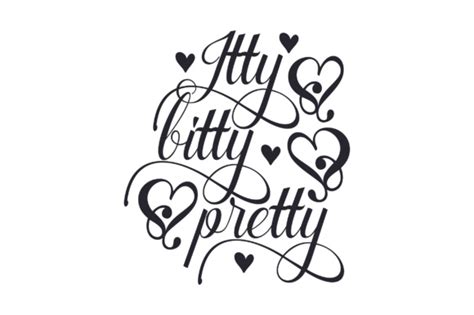 Itty Bitty Pretty SVG Cut file by Creative Fabrica Crafts · Creative ...