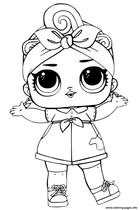 Can Do LOL Surprise Series 3 Baby Coloring page Printable
