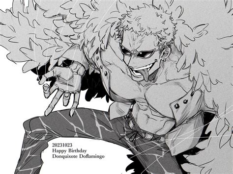 donquixote doflamingo (one piece) drawn by medamayaki_tro | Danbooru