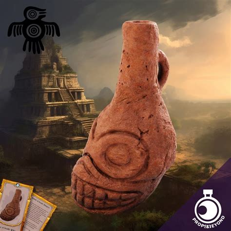 Aztec Death Whistle - Whistle of Deadly Whispers - Props&Beyond