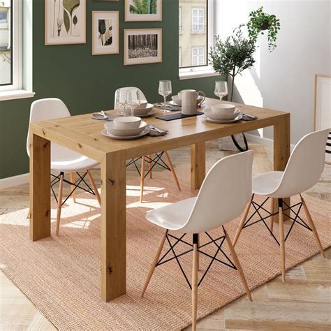 mesa comedor rectangular extensible daniela porteria deslizante