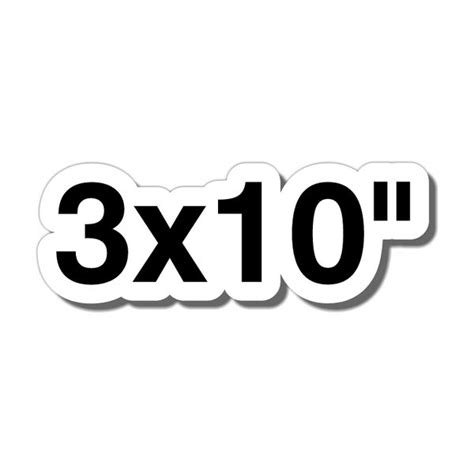 3x10" Custom Full Color Digitally Printed Vinyl Diecut Stickers | Stick ...